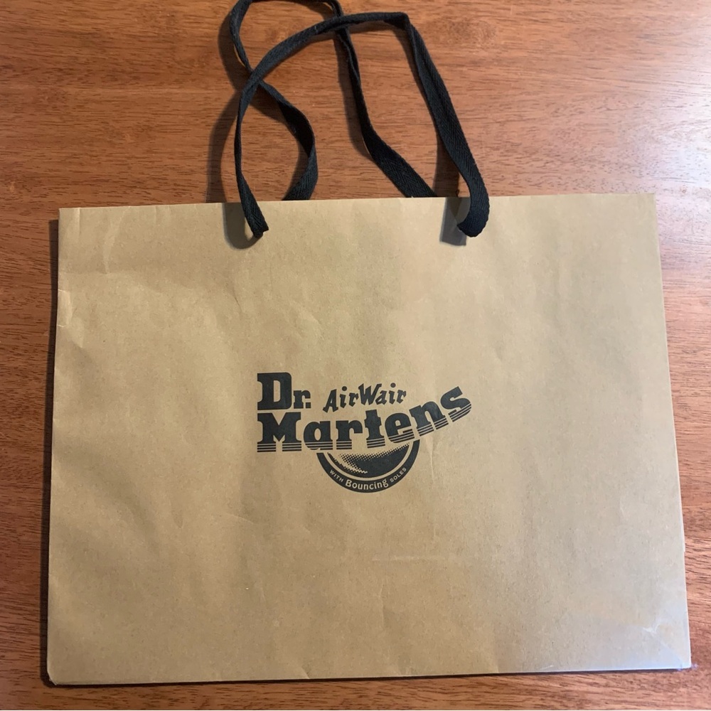 Dr. Martens Brown Paper Shopping Bag FREE IN BUNDLE